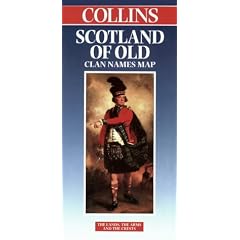 Scotland of Old Clan Names Map (Collins British Isles and Ireland Maps)