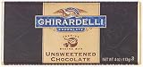 Review Ghirardelli  / Ghirardelli - Chocolate Baking Bar - Unsweetened, 12 Units / 4 oz
