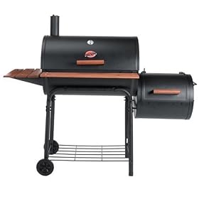 Texas style smoker with side fire box