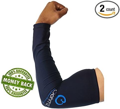 Oohmz Arm Compression Sleeve - Best for Recovery of Your Arm - Wear Anywhere - Perfect Protector Gear - Moisture Wicking - Support for Your Arm in Golf, Basketball, Soccer, Tennis