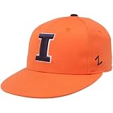NCAA Zephyr Illinois Fighting Illini Orange Logo Chopped 32/5 Fitted Hat (7 3/8)