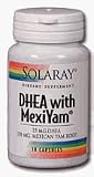 Solaray - Dhea With Mexiyam, 25 mg, 60 capsules