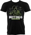 Duty Calls Noobs Beware Men's Black T-Shirt