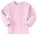 Rabbit Skins 100% Cotton Blank Toddler Long Sleeve Cotton Tee [Size 2T] Pink Long Sleeve T-Shirt