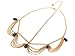 HYL New Fashion Metal Head Band Gold Tone Jewelry Headpiece Chain Hairband Headband by HYL