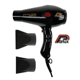 Parlux 3200 Compact Professional Salon Hairdryer 1900w - Black