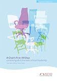 cover of A Chair's First 100 Days: A Practical Guide to the Basics of Board Leadership