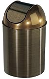 Umbra Mezzo 2.5-Gallon Swing-Top Waste Can, Bronze