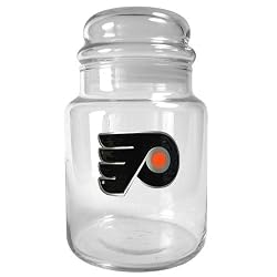 Philadelphia Flyers NHL 31oz Glass Candy Jar by Great American Products