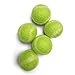 TWINCRITTERS TennisWools - All Natural Cat Toys and Tennis Balls for Small Dogs - 5 Pack - 100% Merino Wool (Yellow Green)…