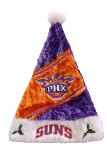 Phoenix Suns NBA Colorblock Himo Plush Santa Hat