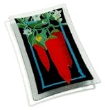 Peggy Karr 14-Inch Glass Hot Peppers Tray
