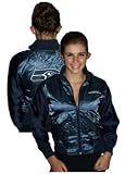 Seattle Seahawks Varsity Faux Leather Jacket - Medium