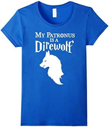 Women's MY PATRONUS IS A DIREWOLF Medium Royal Blue