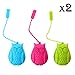 HK Goods - Loose Leaf Owl Tea infuser - Best Silicone strainer - Funny Tea Filters - Cute Tea Infuser Design - Set In Bright Colors (Set of 6) - No Tea Leafs In Your Cup - Don't Sleep - Drink Tea
