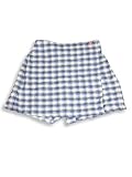 Mulberribush - Girls Flannel Skort, Blue, Ivory