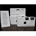 10 Pack Classic White Wedding Party Disposable Cameras with Gift Box and Matching Tents, 27 Exp.
