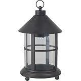 Royce Lighting RLB1250-23 Battery Operated LED Lantern with Clear Glass in Oil-Rubbed Bronze Finish