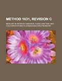 Method 1631, revision C: mercury in water by oxidation, purge and trap, and cold vapor atomic fluorescence spectrometry