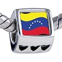 Venezuela Flag Beads - Pandora Bead & Bracelet Compatible
