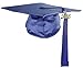 GraduationMall Unisex-adult's Shiny Graduation Cap with Tassel 2016