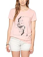 s.Oliver Camiseta Manga Corta mit Fotoprint (Salmón)