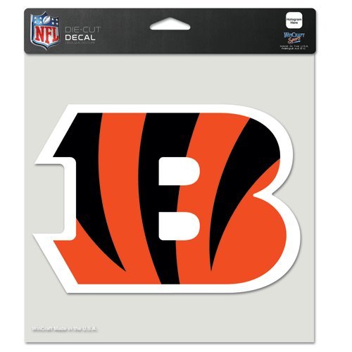 Cincinnati Bengals 8x8 Full Color Die Cut Decal