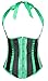 Women's Lolita Gothic Lace up Boned Halter Corset Waist Shaper Bustier Top