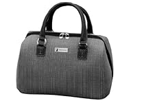 London Fog Luggage Chatham 360 Collection 16-Inch Satchel Tote, Grey, One Size
