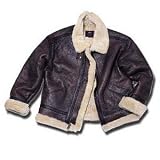 Apparel : GENUINE Alpha Brown B3 Sherpa Bomber Jacket