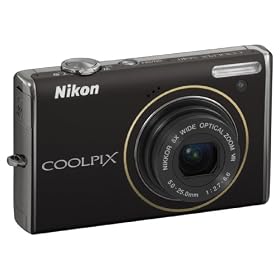 Nikon Coolpix S640 Digital Camera - Black (12.0MP, 5x Optical Zoom) 2.7 inch LCD