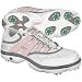 Bite Women's AC II Golf Shoe,White/Pink/Gray,6.5 M
