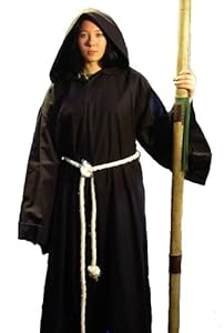 Hooded Robe (Small/Medium, Black)