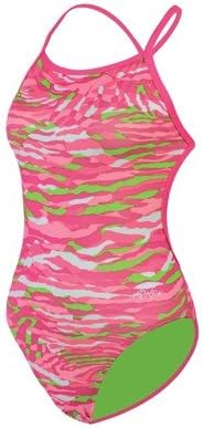 Dolfin 9520L-586 Bellas Cross Back Print - Prowler Pink Size 34