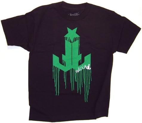 Index Ink Boys 8-20 Short Sleeve T-shirt Slime - Black - Medium