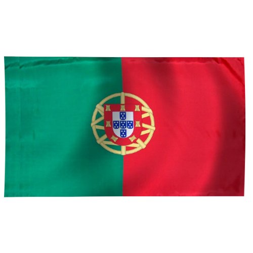Portugal Flag 3ft x 5ft Polyester photo Portugal Flag 3ft x 5ft Polyester