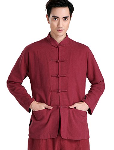 ACVIP-Men-Long-Sleeves-Tai-Chi-Kung-Fu-Jackets-Tops