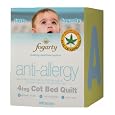 Little fogarty anti allergy cot bed quilt 120x150cm