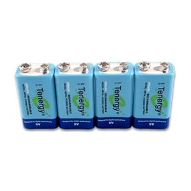 Buy 4 pieces of 9V 250mAh NiMH high capacity rechargeable Battery now!