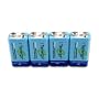 4 pieces of 9V 250mAh NiMH high capacity rechargeable Battery