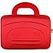 Kroo Cube Durable EVA Hard Carrying Case (Red) for Tabeo e2 8 Tablet + a Mini Stylus Pen