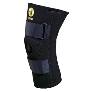 Body Glove 90128 MVP Breathable Neoprene Stabilizing Knee Support, Black, X-Large by 