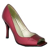 Mossimo® Daryn Square Peep Toe Pumps - Red