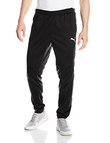 Puma men s training pant, black/white, medium