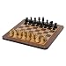 Staunton Chess Set - 17 Inch Walnut Board - Wooden Pieces, Weighted & Hand Polished