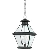 Quoizel RJ1911K Rutledge 3-Light Outdoor Hanging Lantern, Mystic Black by Quoizel [並行輸入品]