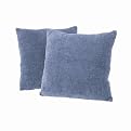 Set of 2 Chenille Knife-Edge Toss Pillows - Wedgwood