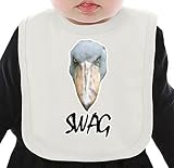 Swag Bird ネクタイを有する有機ビブ Medium