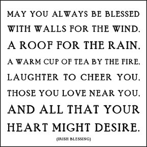 Quotable Irish Blessing: 