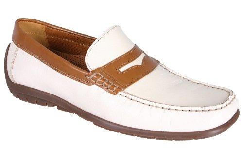 ECCO Men's Soft Moc Penny Loafer,WT/Bast,46 EU (US Men's 12-12.5 M)